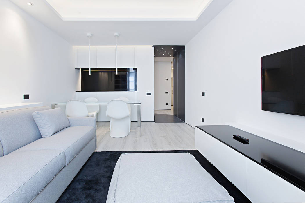 #1 Dream Apartment #Milano, Arch. Andrea Pella Arch. Andrea Pella Modern Oturma Odası