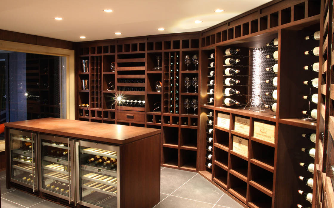 Cave à vin sur mesure en wengé courchevel degré 12 cave à vin moderne bois homify