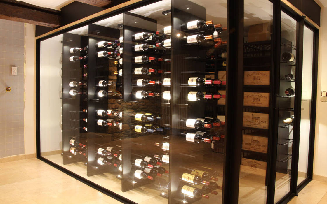 Cave à vin sur mesure métallique bastogne degré 12 cave à vin moderne