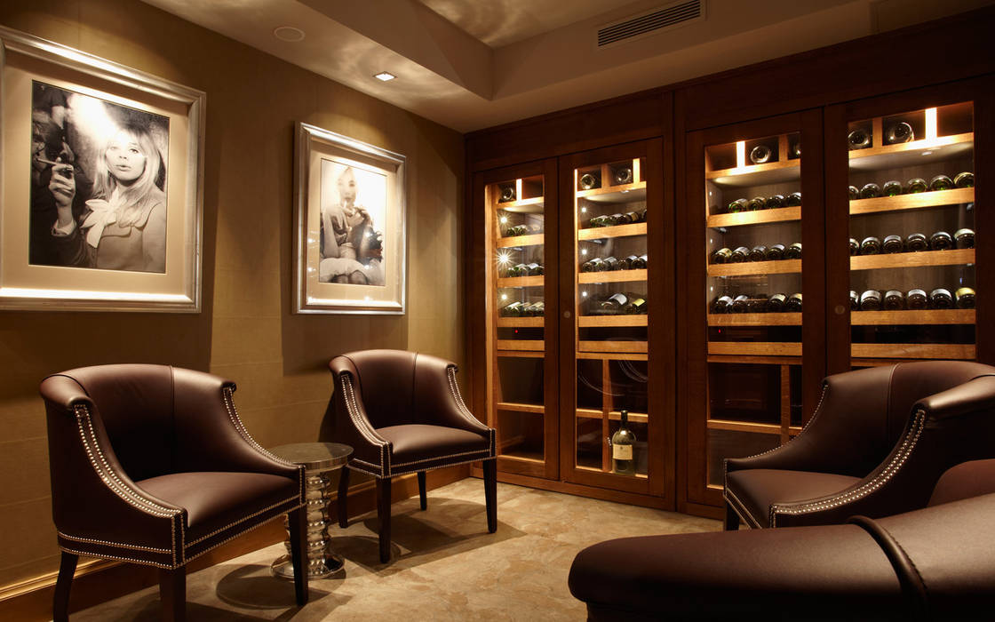 Armoire à vin sur mesure en chêne courchevel, degré 12 homify