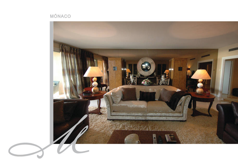 Apartment in Monaco, Maria Raposo Interior Design Maria Raposo Interior Design Espaços