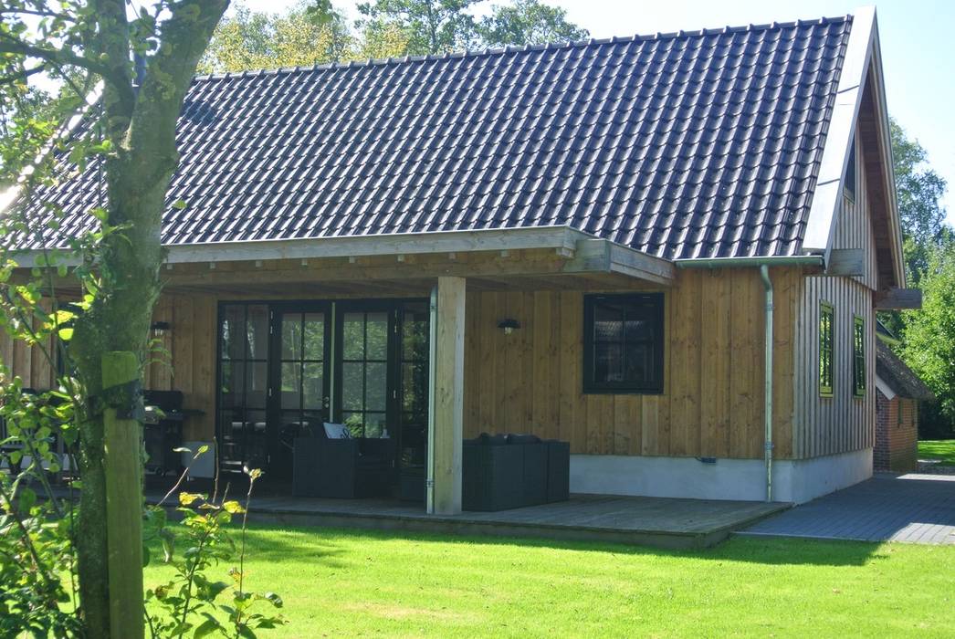 Woningaanbouw, landelijkebouwstijl landelijkebouwstijl Casas de estilo rural