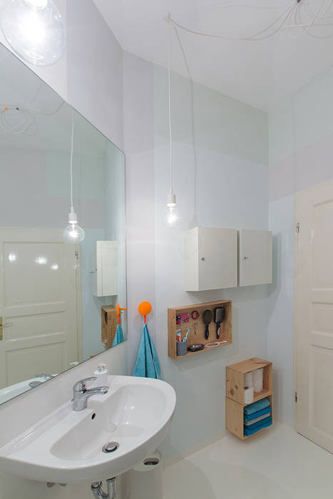 Kinderbad Pastel, Berlin Interior Design Berlin Interior Design İskandinav Banyo