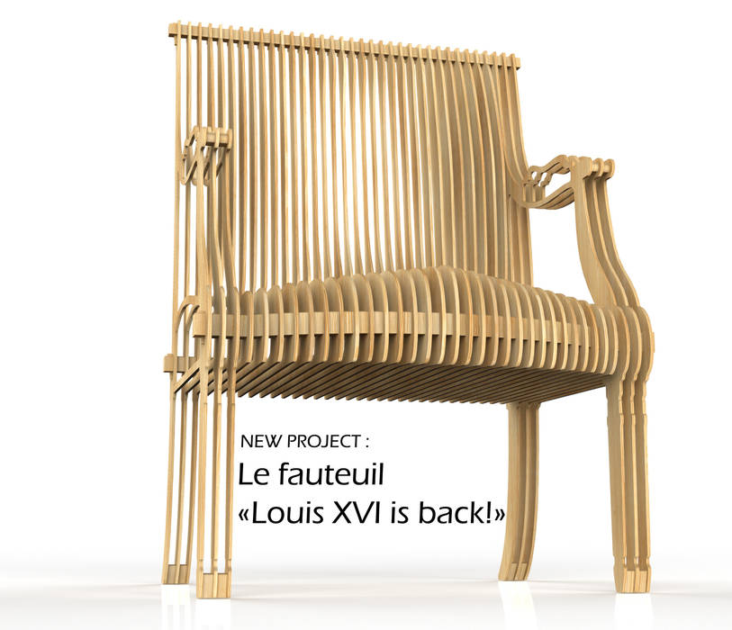LE FAUTEUIL LOUIS XVI IS BACK!, THOMAS DE LUSSAC DESIGN LAB THOMAS DE LUSSAC DESIGN LAB Salon moderne Canapés & Fauteuils