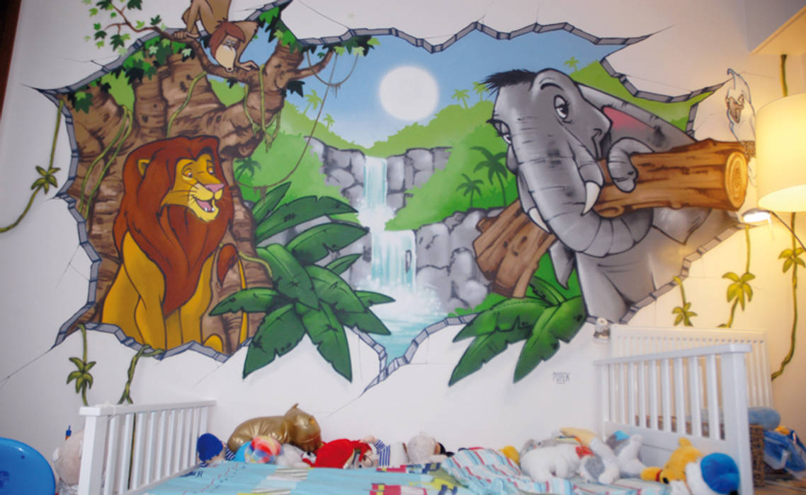 Decoration Chambre D Enfant Theme Jungle Par Popek Decoration