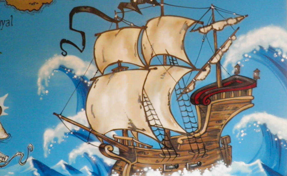 Decoration Chambre D Enfant Theme Pirate Par Popek Decoration Eclectique Homify