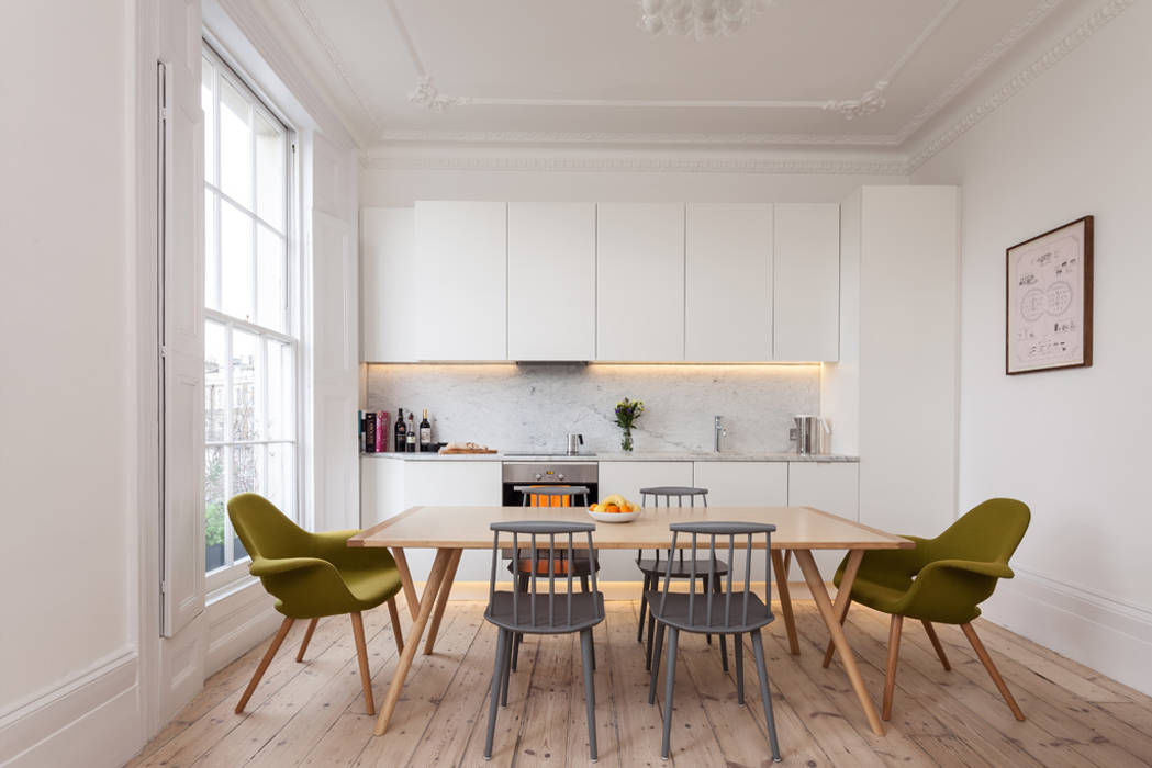Interior Architecture for London Salas de jantar modernas
