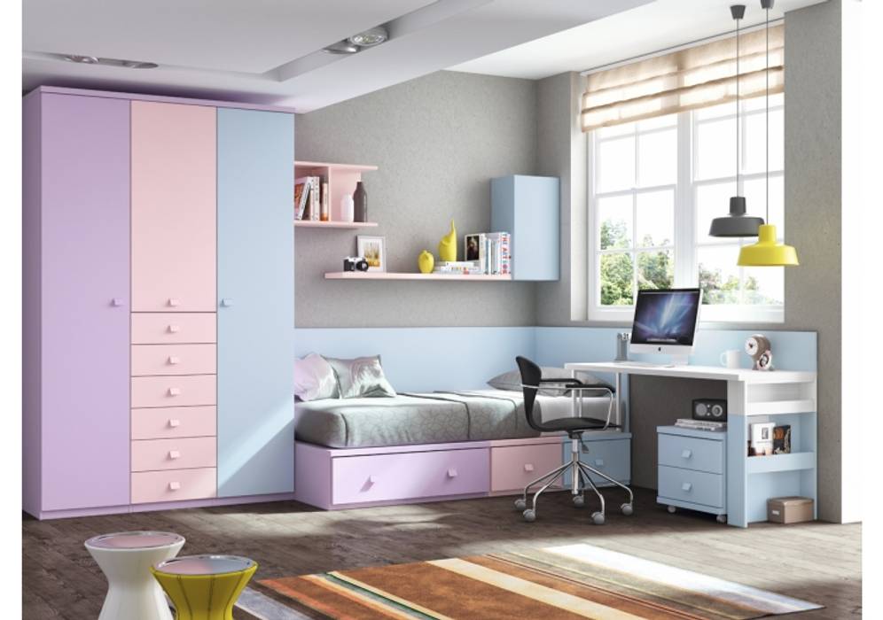 Dormitorio juvenil lineas modernas, Toca Fusta Toca Fusta Nursery/kid’s room