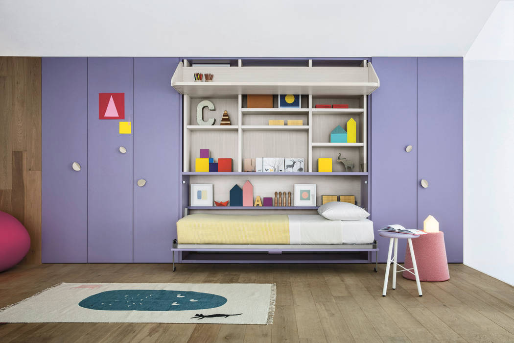 NIDI MOOVING : idee salvaspazio ROOM#1, Nidi Nidi Stanza dei bambini moderna Scrivanie & Sedie