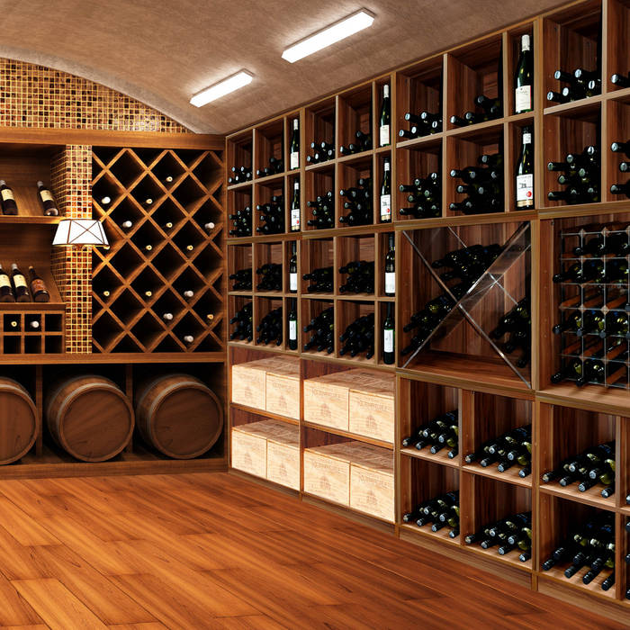 Premium System CAVEPRO, Weinregal-Profi Weinregal-Profi Wine cellar