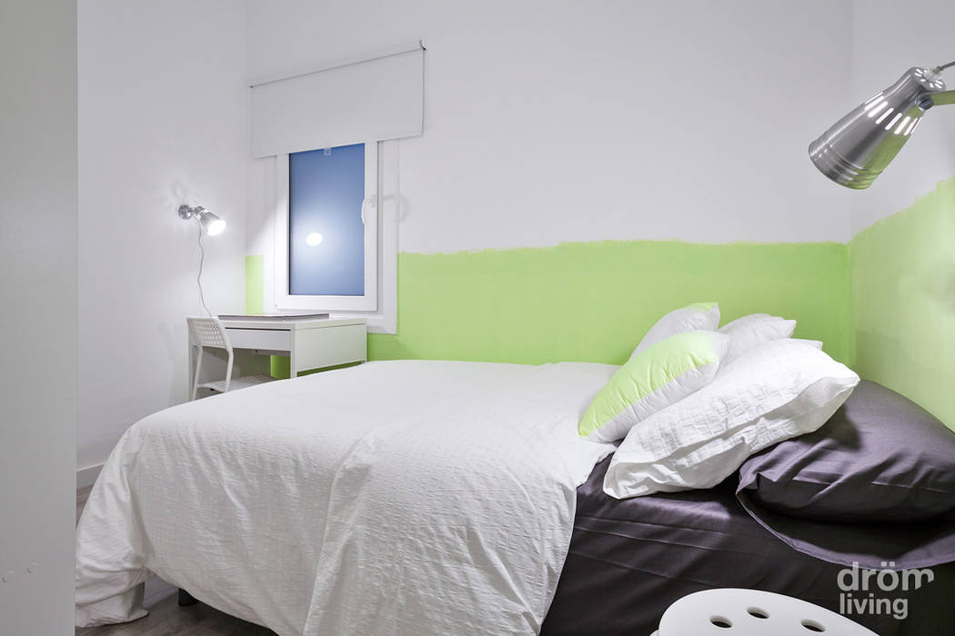 Dormitorio verde Dröm Living Dormitorios de estilo escandinavo