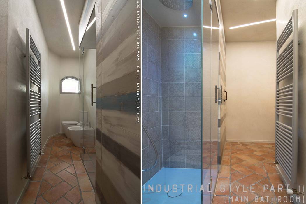 INDUSTRIAL STYLE - Vintage Style, Rachele Biancalani Studio Rachele Biancalani Studio Tropical style bathrooms