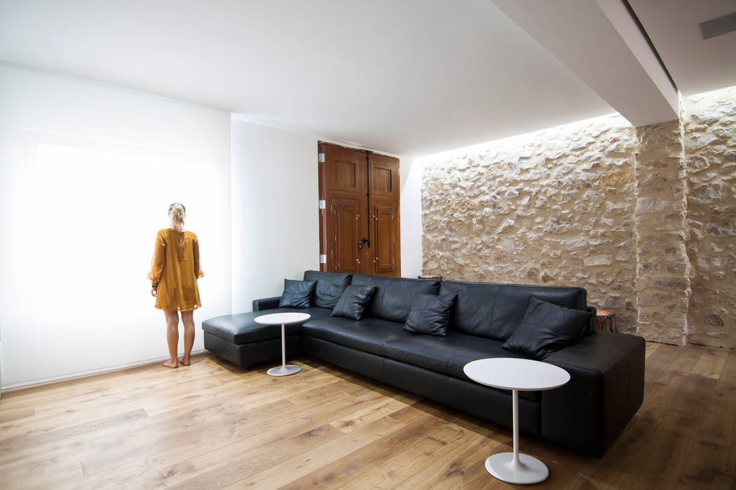 Casa en Quesa, Balzar Arquitectos Balzar Arquitectos Salones de estilo mediterráneo