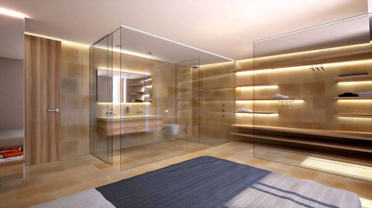 Perspectivas 3D - Baños , Realistic-design Realistic-design Salle de bain
