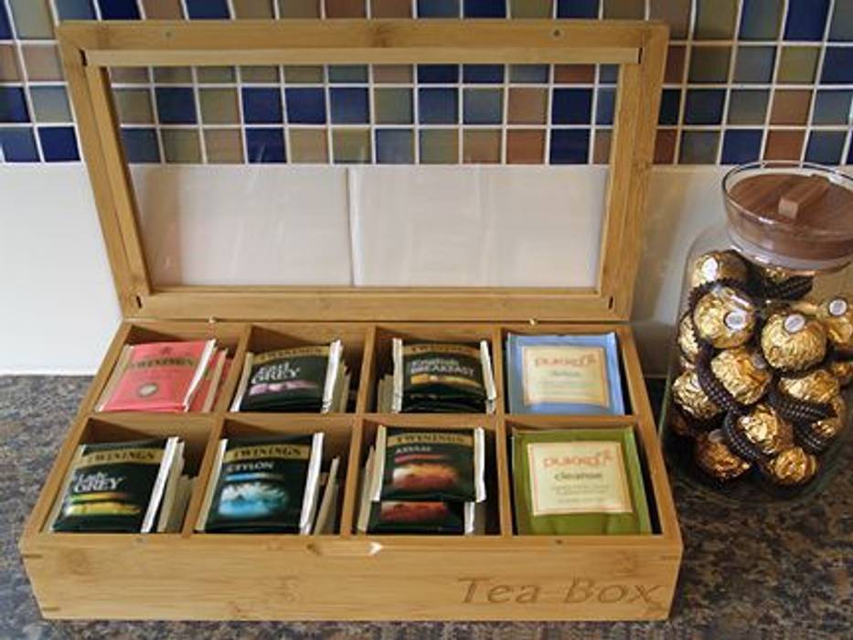Tea Box Woodquail Modern Kitchen Storage