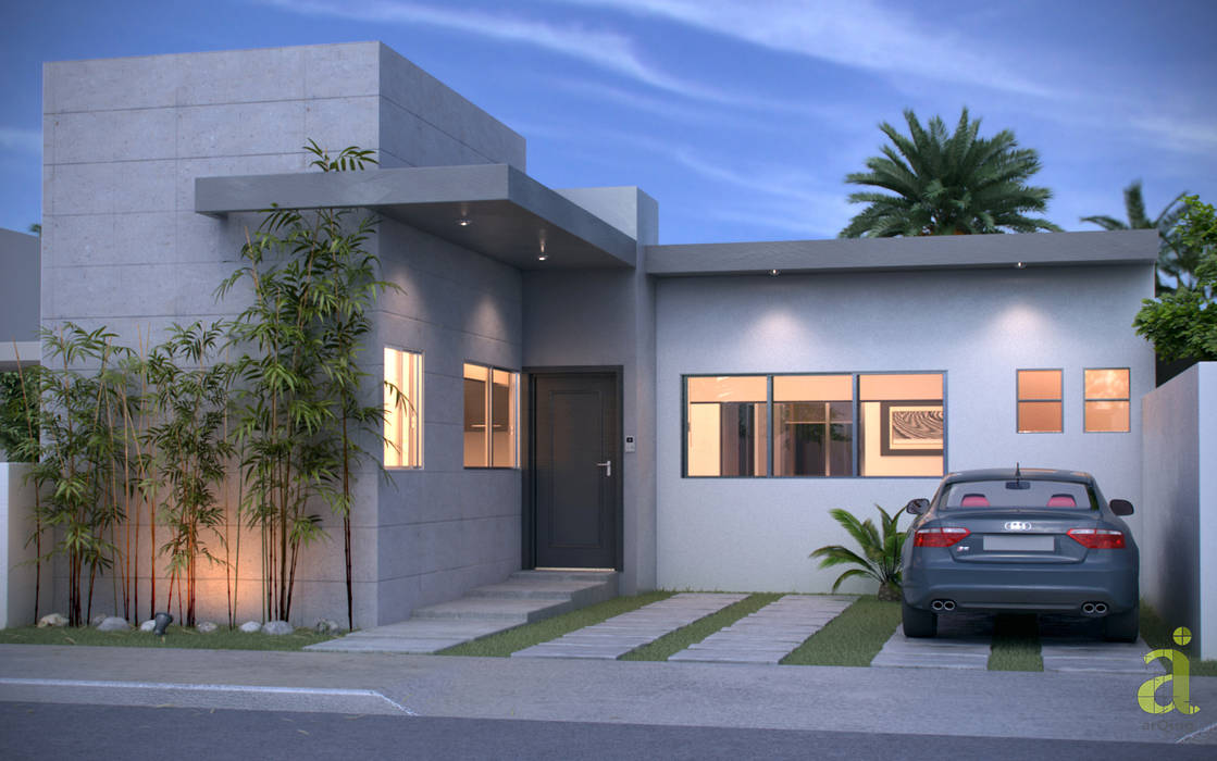 Casa en Las Palmas, Medellín, Ver., arQing arQing Minimalist houses