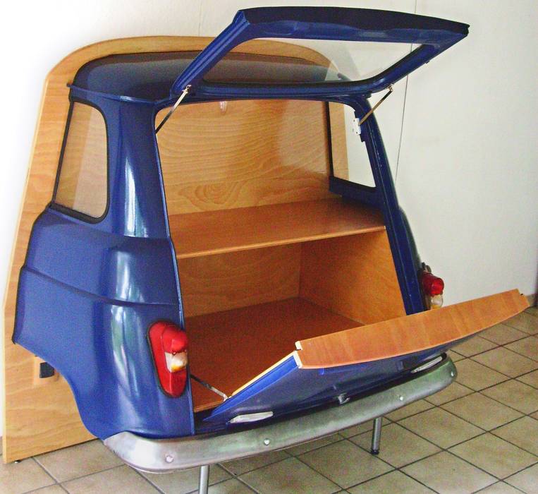 Renault R4 Bar Automöbeldesign Ausgefallene Wohnzimmer Schränke und Sideboards