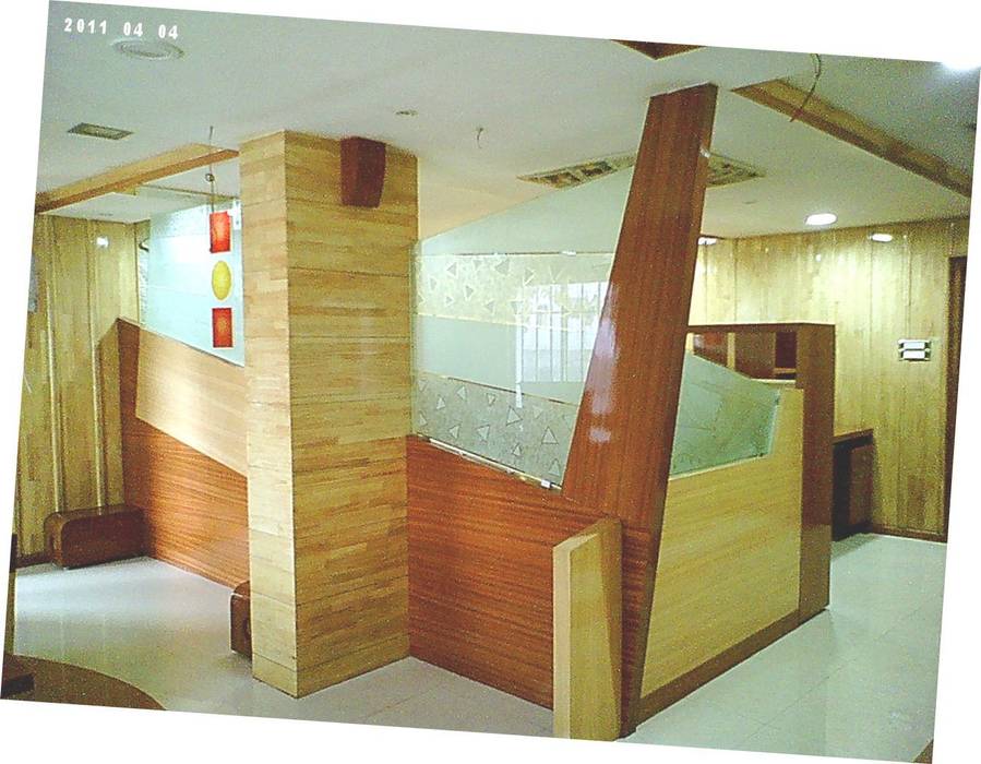 HITECH Builders vsp, NAQSHA Design Solutions: modern by NAQSHA Design Solutions,Modern Wood,Rectangle,Floor,Flooring,Wood stain,Hardwood,Ceiling,Shelving,Fixture,Plywood