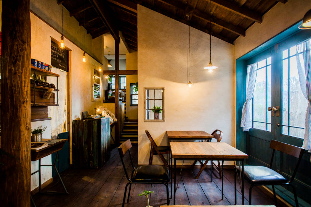 Cafe Mon Marushime 株式会社シーンデザイン建築設計事務所 アジア風レストラン Homify