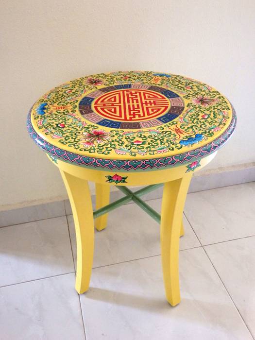 Chinoserie side table , Art From Junk Pte Ltd Art From Junk Pte Ltd