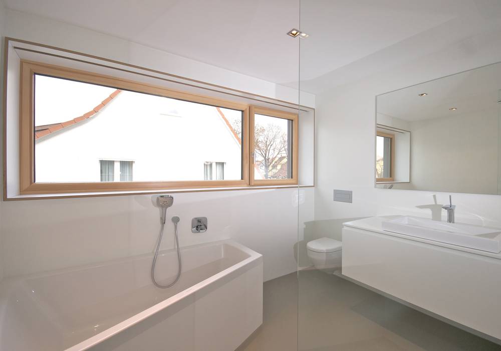 Beton 2+, Udo Ziegler | Architekten Udo Ziegler | Architekten Ванная комната в стиле модерн