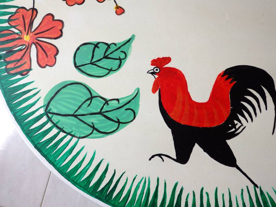 Lampang rooster table, Art From Junk Pte Ltd Art From Junk Pte Ltd Ruangan