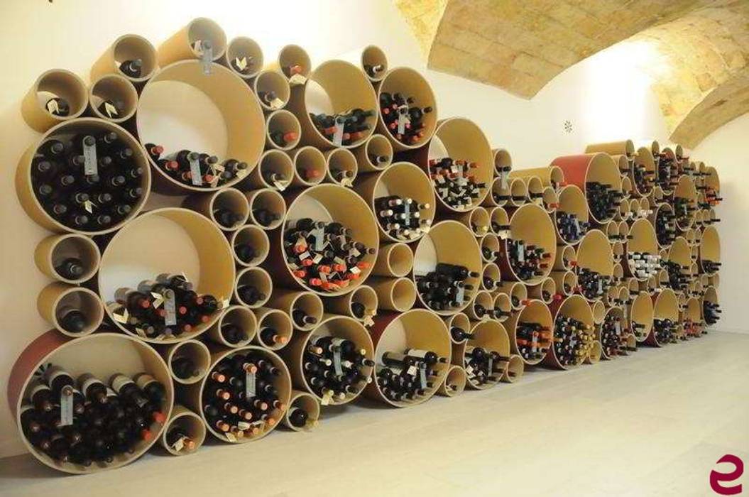 Portabottiglie esigo 8 arredamento punto vendita vini for Arredamento stile industriale roma