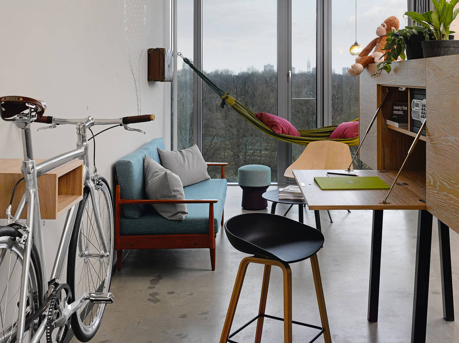 MIKILI Sonderedition für 25hours Hotel Bikini Berlin, MIKILI – Bicycle Furniture MIKILI – Bicycle Furniture Вітальня Освітлення