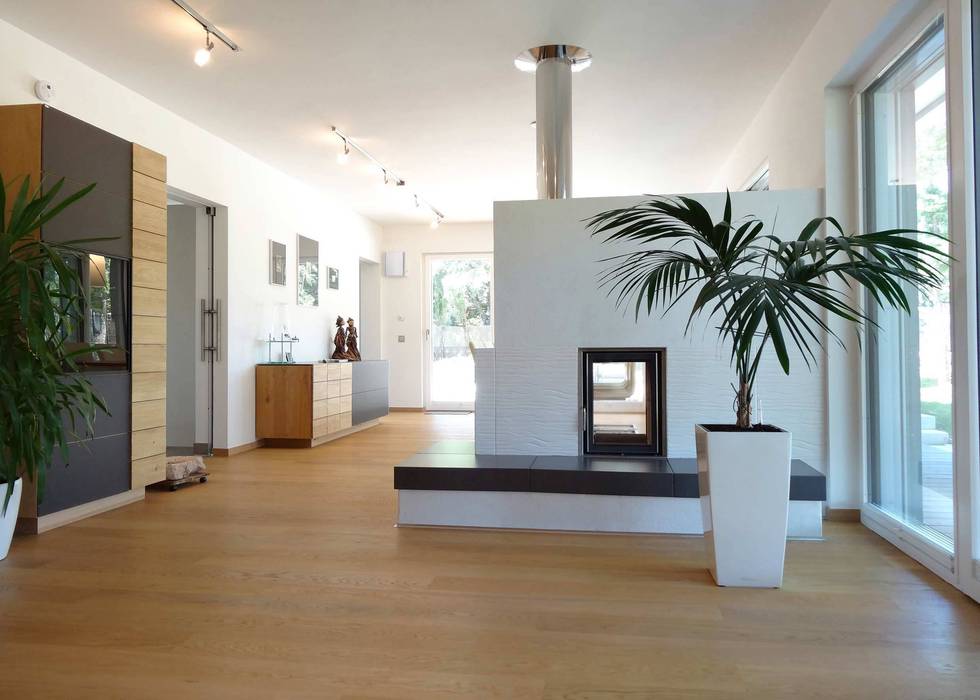 la casa como espacio vital, hollegha arquitectos hollegha arquitectos Salones de estilo moderno