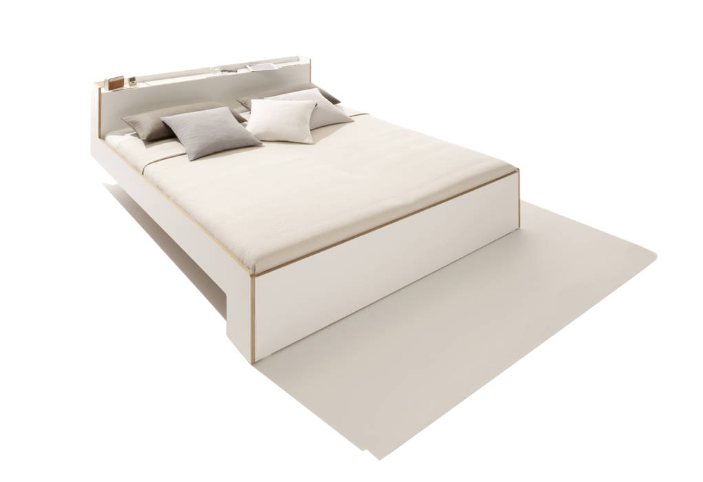 Nook, formstark formstark Minimalist bedroom Beds & headboards