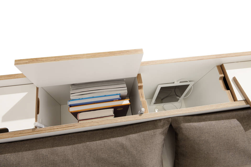 Nook, formstark formstark Dormitorios de estilo minimalista Camas y cabeceras