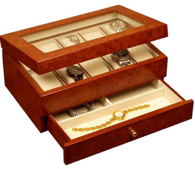 MEN’ S WATCH STORAGE BOX Wooden Gift Company Storage room Storage