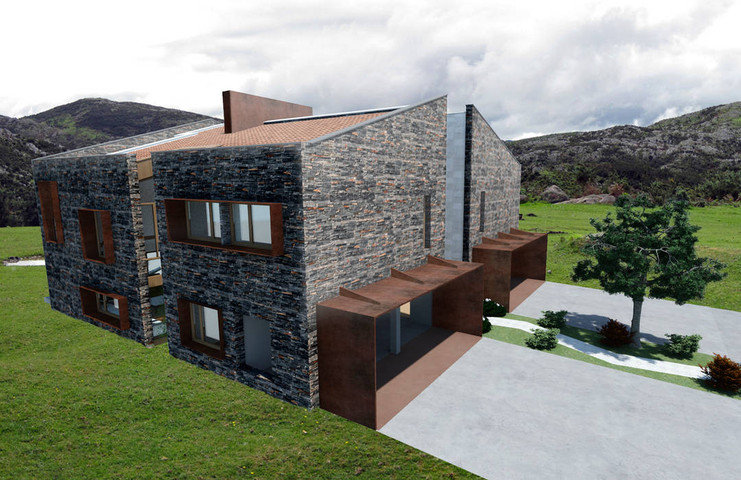 casa B, Erredeeme Arquitectos slp Erredeeme Arquitectos slp Casas