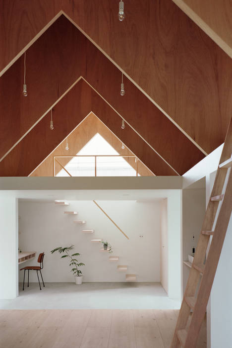Koyanosumika, ma-style architects ma-style architects Minimalistischer Flur, Diele & Treppenhaus