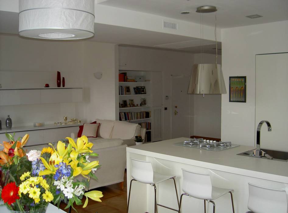 "Tabula rasa", Agostinelli Architetti - Green Interior Design Agostinelli Architetti - Green Interior Design Living room