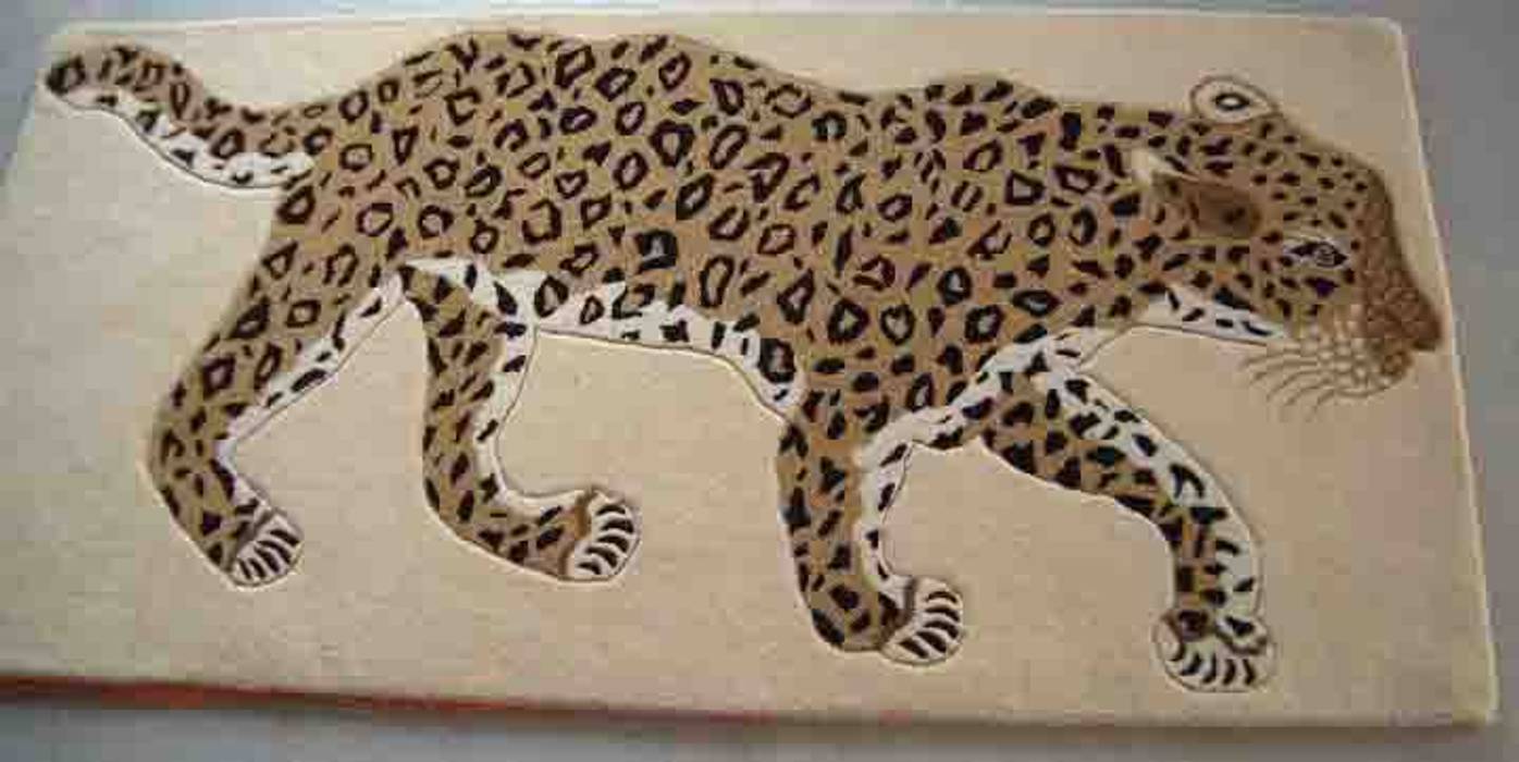 Tree leopard Sterling Rugs Tropical style nursery/kid's room Accessories & decoration