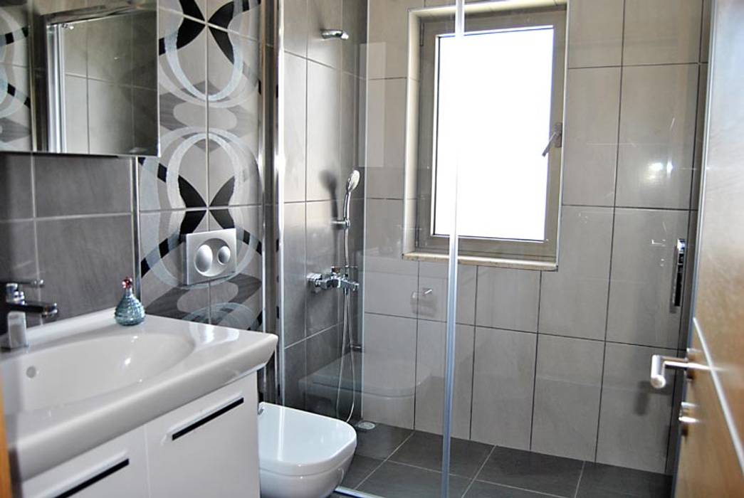 Azure Villalari 2 Odali Flat Daireler, Estateinwest Estateinwest Modern Banyo