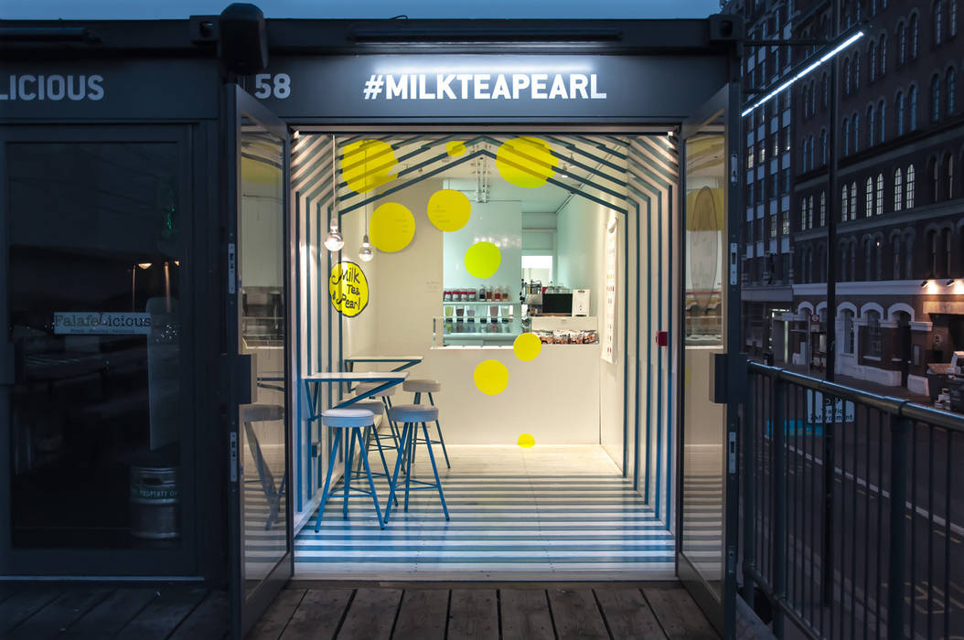 Milk Tea & Pearl Boxpark, atelier Y A O atelier Y A O Commercial spaces Commercial Spaces