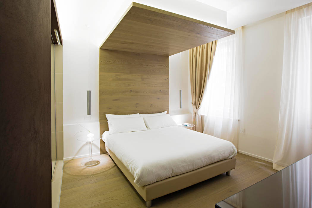 Room&Breakfast Borgo Leoni 18, Bcubo Architetti Bcubo Architetti Commercial spaces Hotels