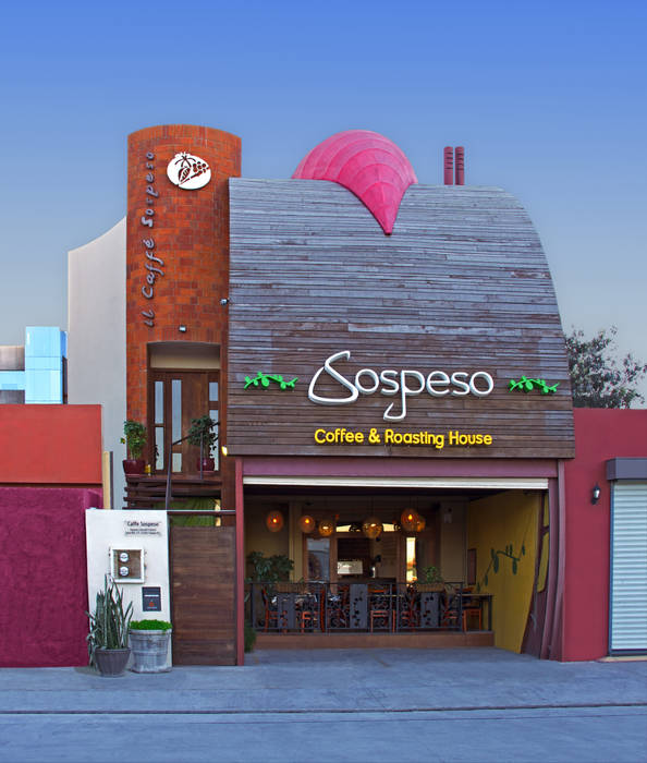 Cafe Sospeso, Chávez & Díaz Arquitectos Chávez & Díaz Arquitectos Espacios comerciales Oficinas y tiendas