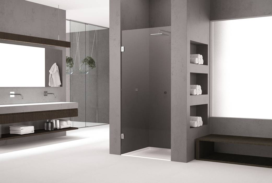 Douchewanden, Novellini Novellini Baños de estilo minimalista Bañeras y duchas