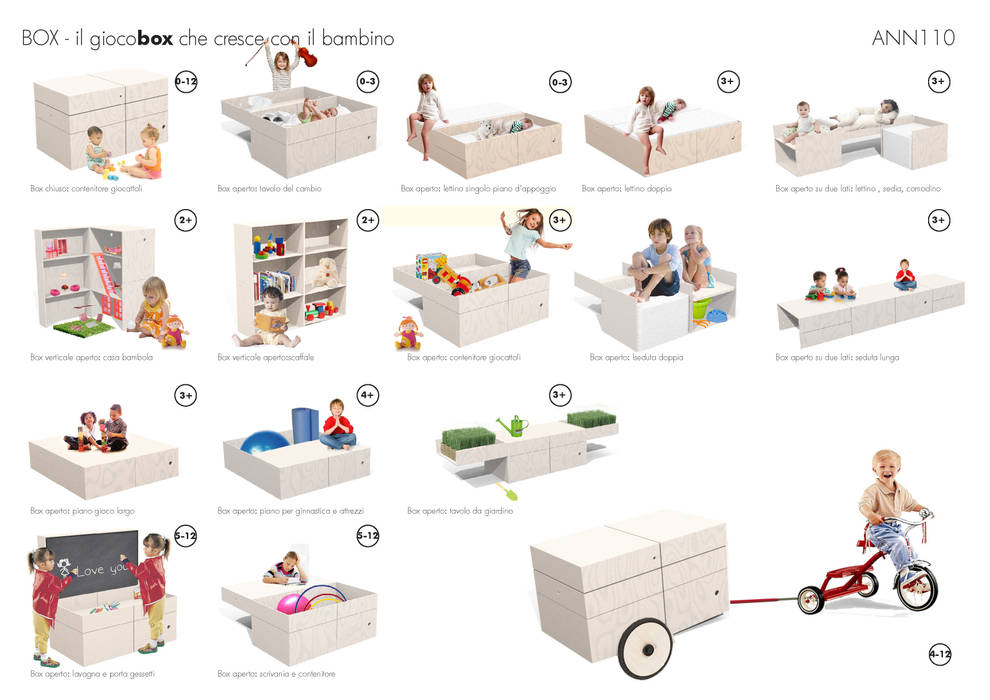 Gioco-Box Loop Landscape & Architecture Design Stanza dei bambini eclettica Accessori & Decorazioni