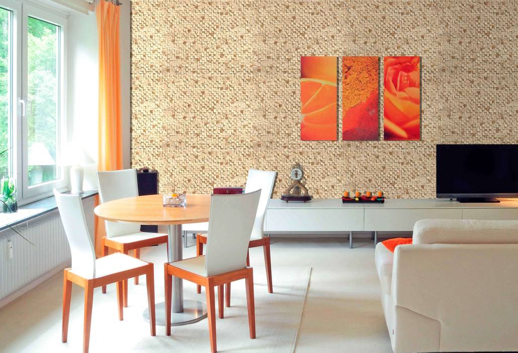 homify Dinding & Lantai Gaya Mediteran Chipboard