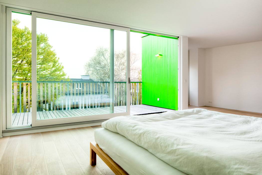 Wohnhaus in Witikon, hausbuben architekten gmbh hausbuben architekten gmbh Kamar Tidur Klasik