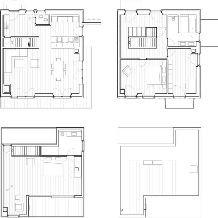 Wohnhaus in Witikon, hausbuben architekten gmbh hausbuben architekten gmbh