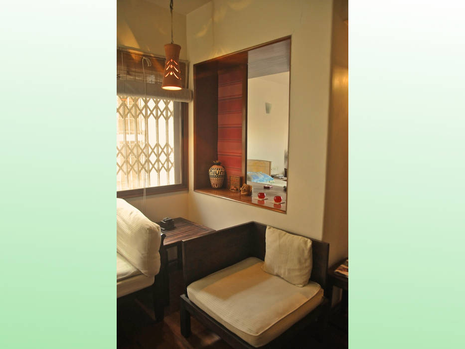 Residence at Bandra, Design Kkarma (India) Design Kkarma (India) Asian style bedroom