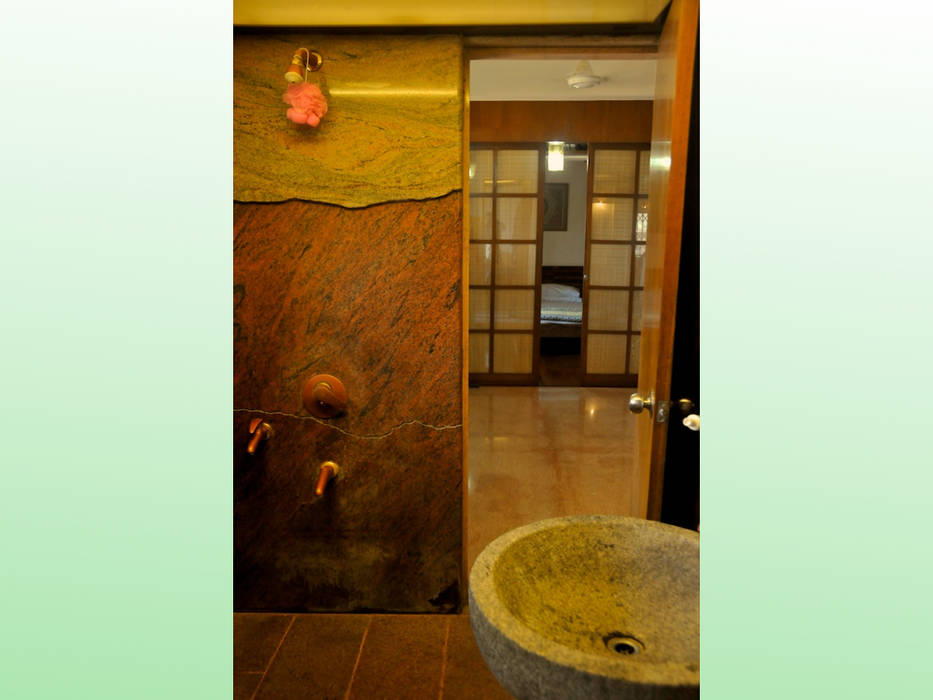 Residence at Bandra, Design Kkarma (India) Design Kkarma (India) Asian style bathroom