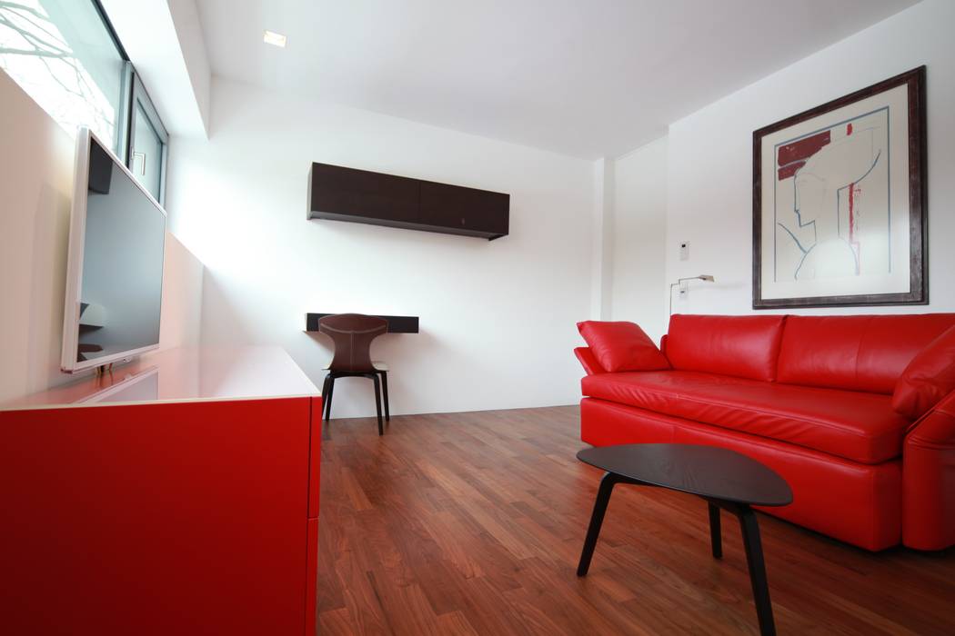 Anwesen in freising herzog-architektur moderne wohnzimmer ...