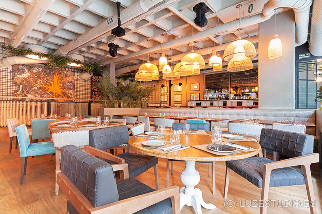 Interior del restaurante Marieta. Luzestudio - Fotografía de arquitectura e interiores Espacios comerciales Locales gastronómicos