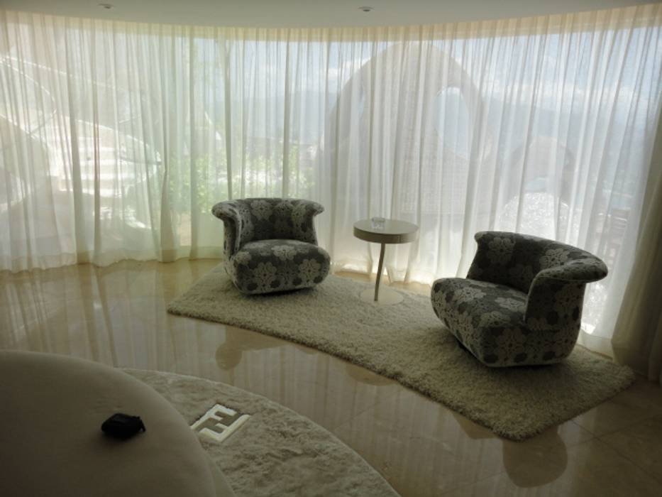 PERSIANAS Y CORTINAS, Arquiindeco Arquiindeco Modern windows & doors Curtains & drapes